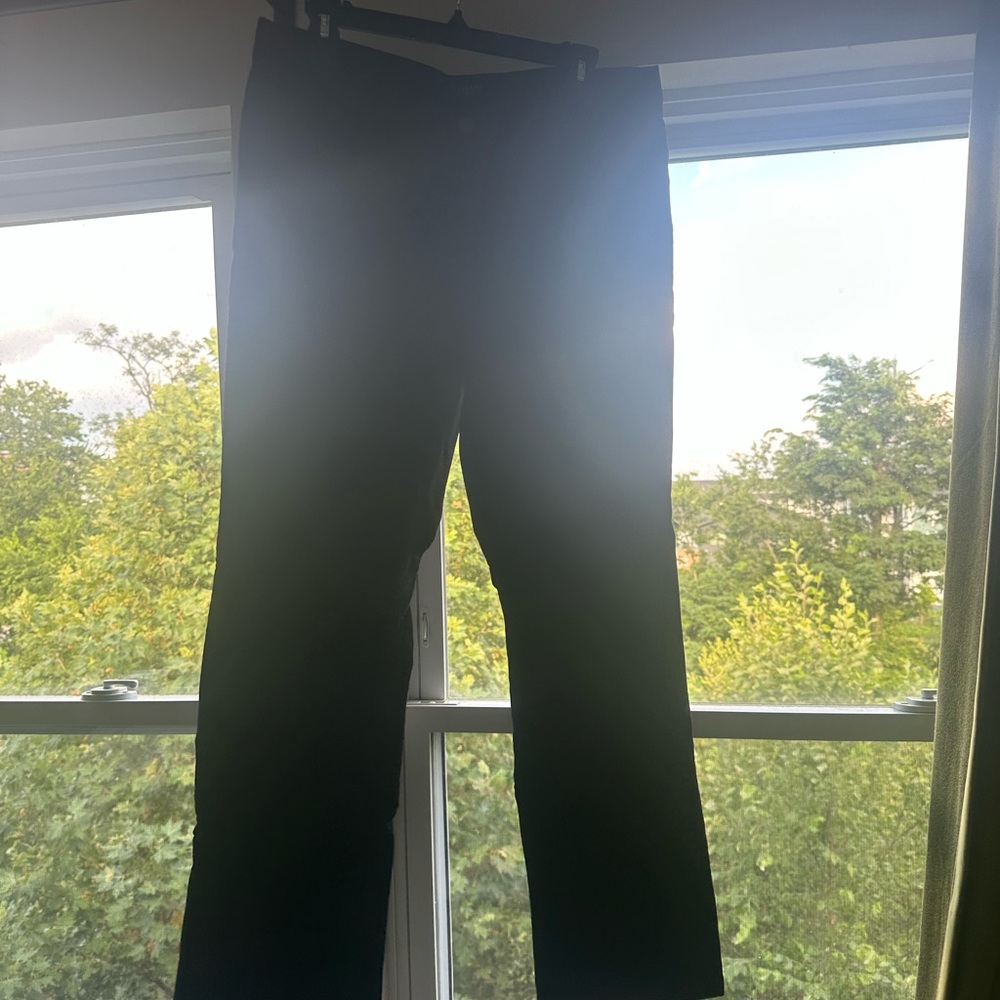 Chaps Black Velvety Pants- 12P